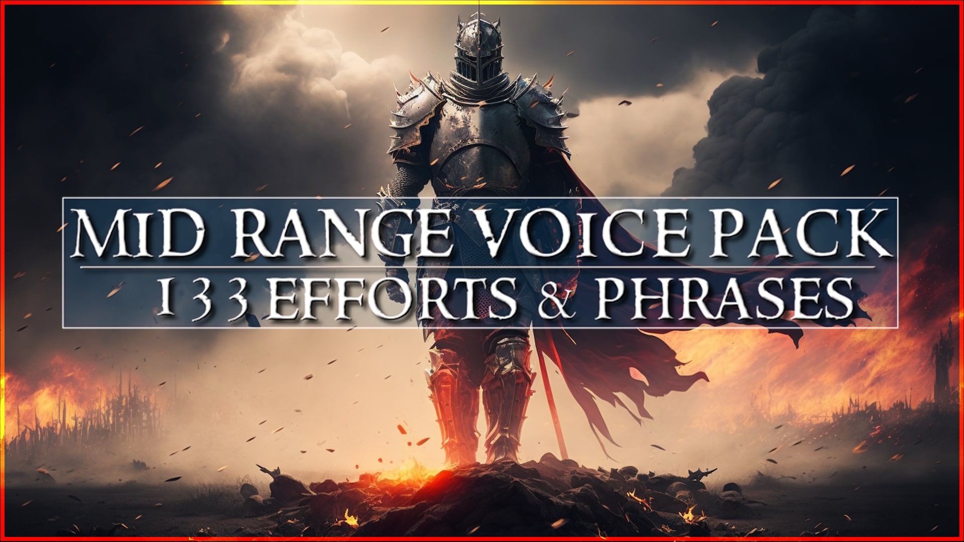 Knight Voice Pack Of 133 Efforts and Phrases